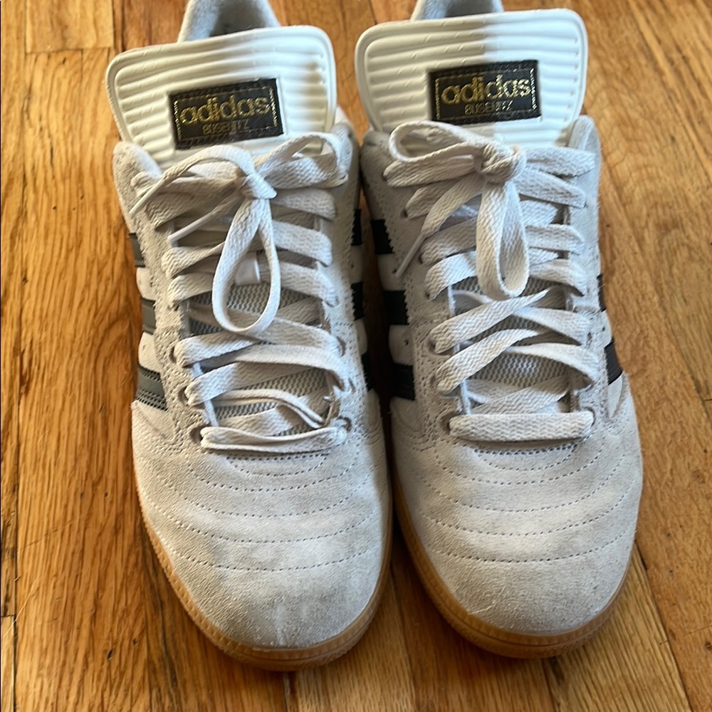 Adidas Busenitz Olive Crystal White gun sole Size 10